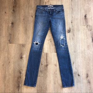 J Brand Distressed Skinny Jeans